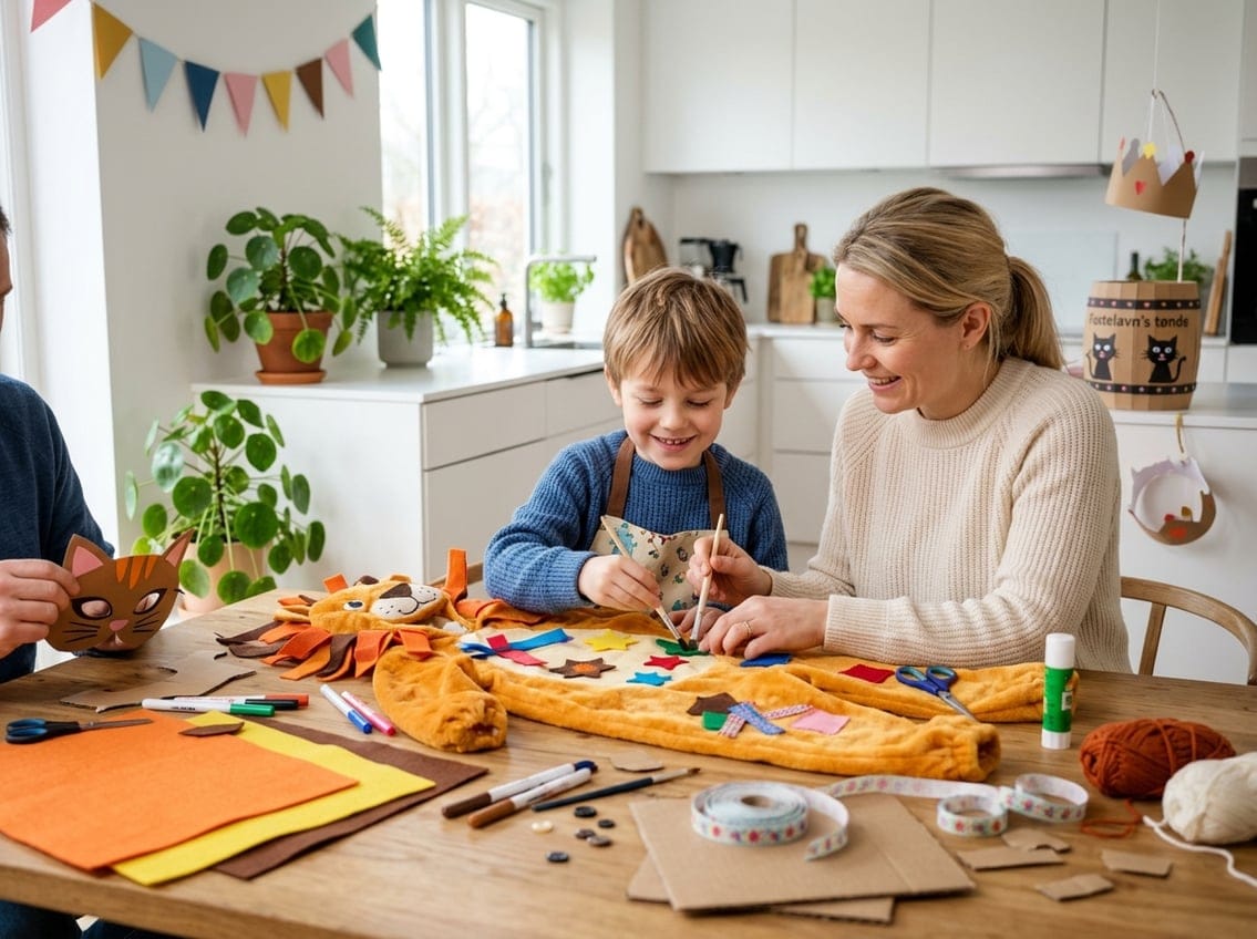 Gør kostumet personligt med kreative projekter før fastelavn