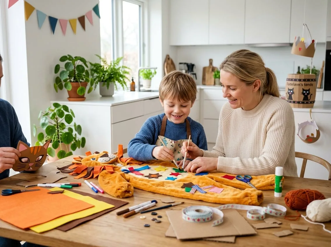 Gør kostumet personligt med kreative projekter før fastelavn
